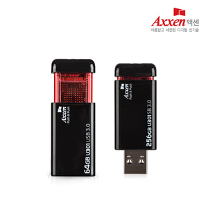 액센 U301 USB3.0 클릭형 고속USB메모리 64GB